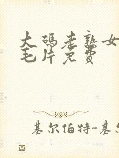 大码老熟女av毛片免费