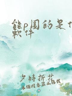 能p图的是什么软件