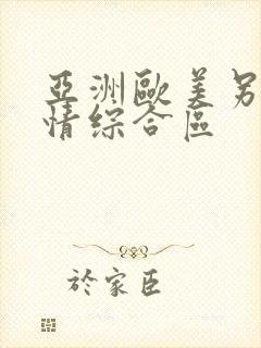 亚洲欧美另类激情综合区