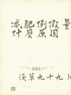 减肥例假量少是什么原因