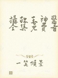 摄政王神医毒妃全集免费看