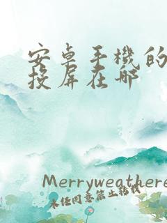 安卓手机的无线投屏在哪