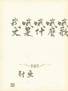 我哦哦哦哦哦英文是什么歌