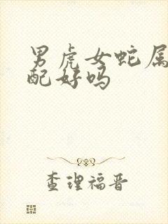 男虎女蛇属相婚配好吗