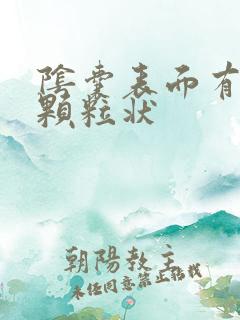 阴囊表面有白色颗粒状