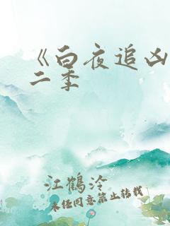 《白夜追凶》第二季