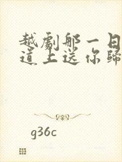 越剧那一日钱塘道上送你归伴奏
