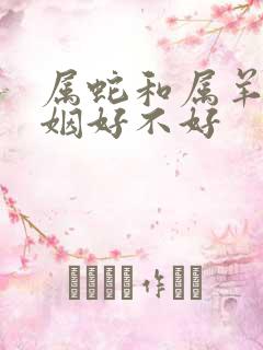 属蛇和属羊的婚姻好不好