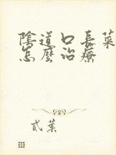 阴道口长菜花状怎么治疗