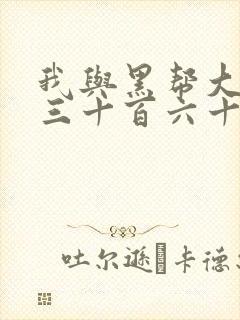 我与黑帮大佬的三十百六十五天2