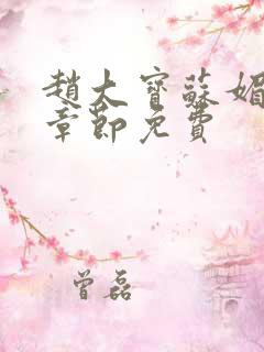 赵大宝苏媚免费章节免费