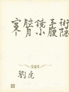 宫腔镜手术后一个月小腹隐痛