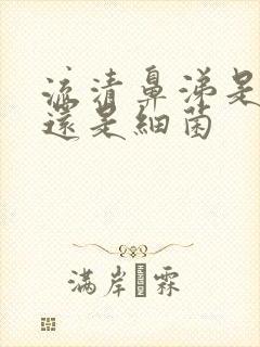 流清鼻涕是病毒还是细菌