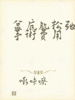 盆底肌松弛漏尿手术费用