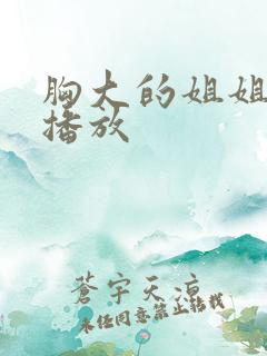 胸大的姐姐在线播放