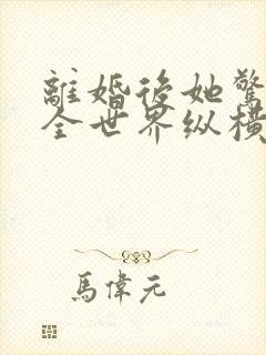 离婚后她惊艳了全世界纵横