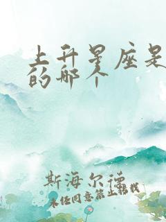 上升星座是星盘的哪个