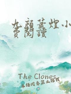 九颜萧煜小说免费阅读