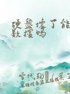 硬盘坏了能找回数据吗