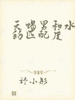 天蝎男和水瓶女的匹配度