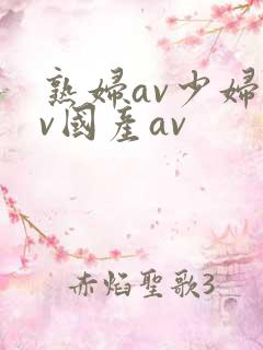 熟妇av少妇av国产av