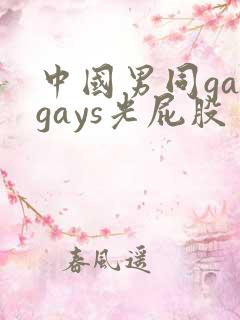 中国男同gaygays光屁股
