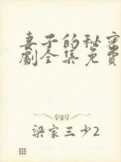 妻子的秘密电视剧全集免费观看人