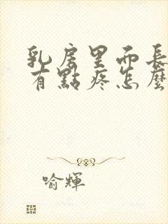 乳房里面长硬块有点疼怎么回事