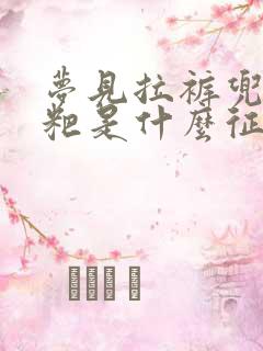 梦见拉裤兜子粑粑是什么征兆