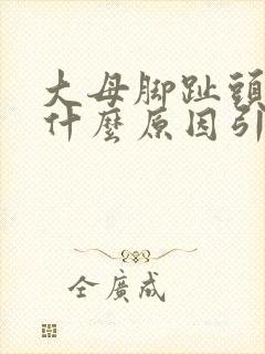 大母脚趾头麻木什么原因引起的