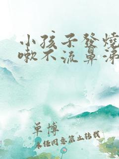 小孩子发烧不咳嗽不流鼻涕怎么回事