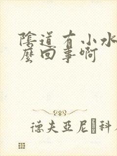 阴道有小水泡怎么回事啊