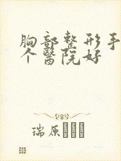 胸部整形手术哪个医院好