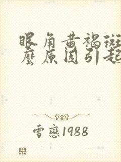 眼角黄褐斑是什么原因引起的