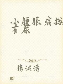 小腹胀痛总感觉有尿