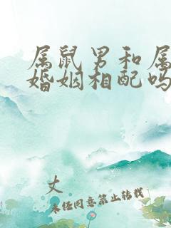 属鼠男和属牛女婚姻相配吗