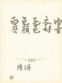 白色毛衣内搭什么颜色好看