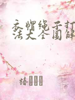 衣帽绳子打结方法大全图解