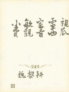 小敏家电视剧免费观看西瓜