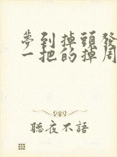 梦到掉头发一把一把的掉周公解梦