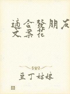 适合发朋友圈的文案花