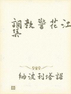 调教警花江秀全集