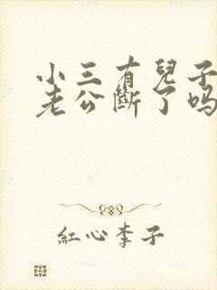 小三有儿子能和老公断了吗