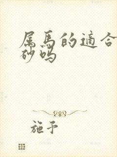 属马的适合带朱砂吗