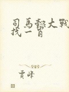 司马懿大战孔明找一肖