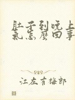 肚子到晚上就胀气怎么回事