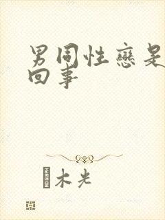 男同性恋是怎么回事