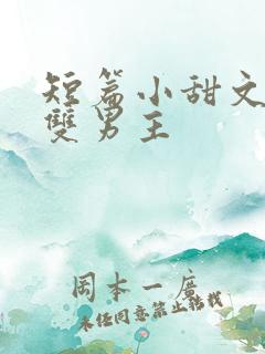 短篇小甜文推荐双男主