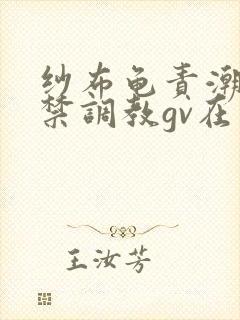纱布龟责潮喷失禁调教gv在线