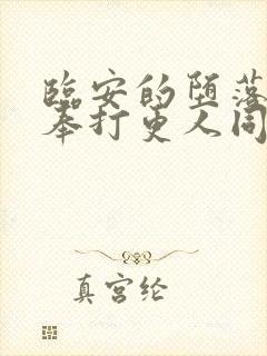 临安的堕落(大奉打更人同人系列)小说